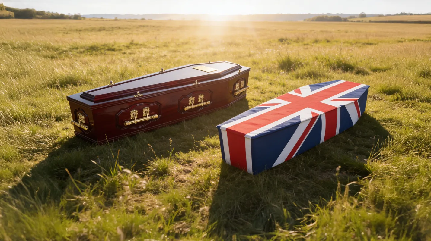 High quality traditional coffin manufacturing